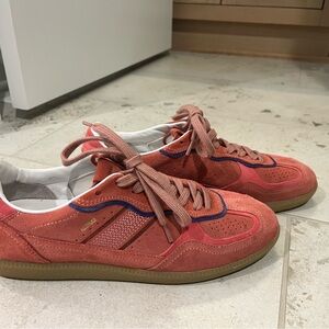 ALOHAS Red and Blue Women's Sneakers